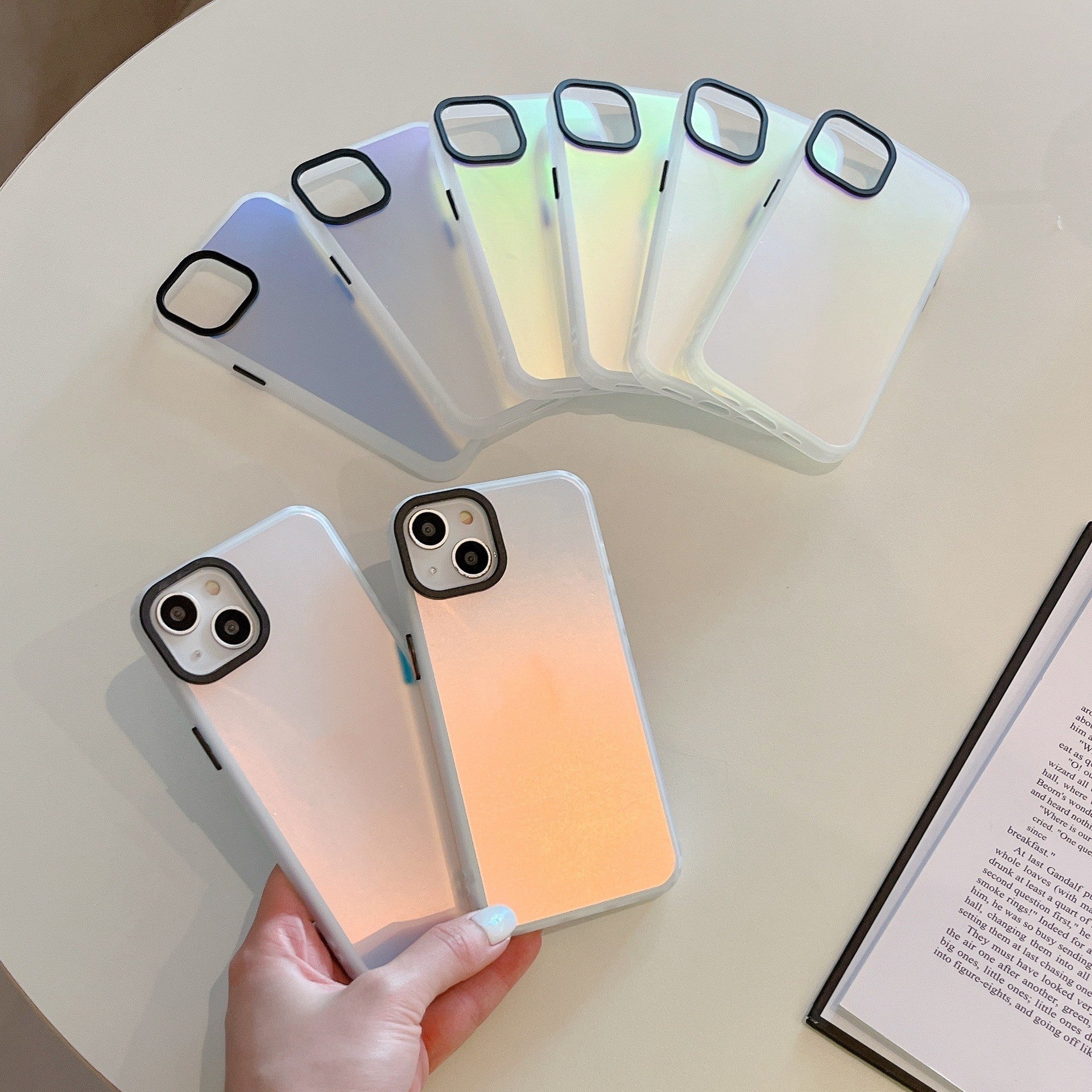 Hot Sale 49% OFF💥LuxeLaser Retro - Gradient Transparent iPhone Case