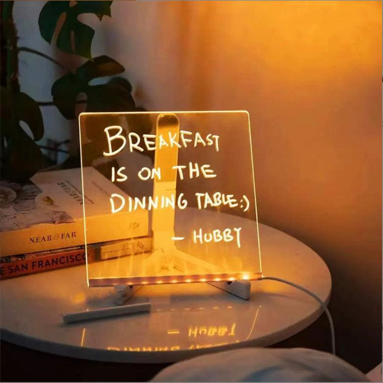 [BLACK FRIDAY SALE] LED Note Board with Colors - Creative Message Board Holiday Lamp