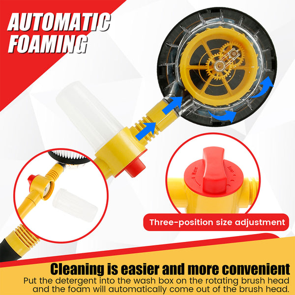 AutoFoam™ Pro - Long Handle Car Wash Brush