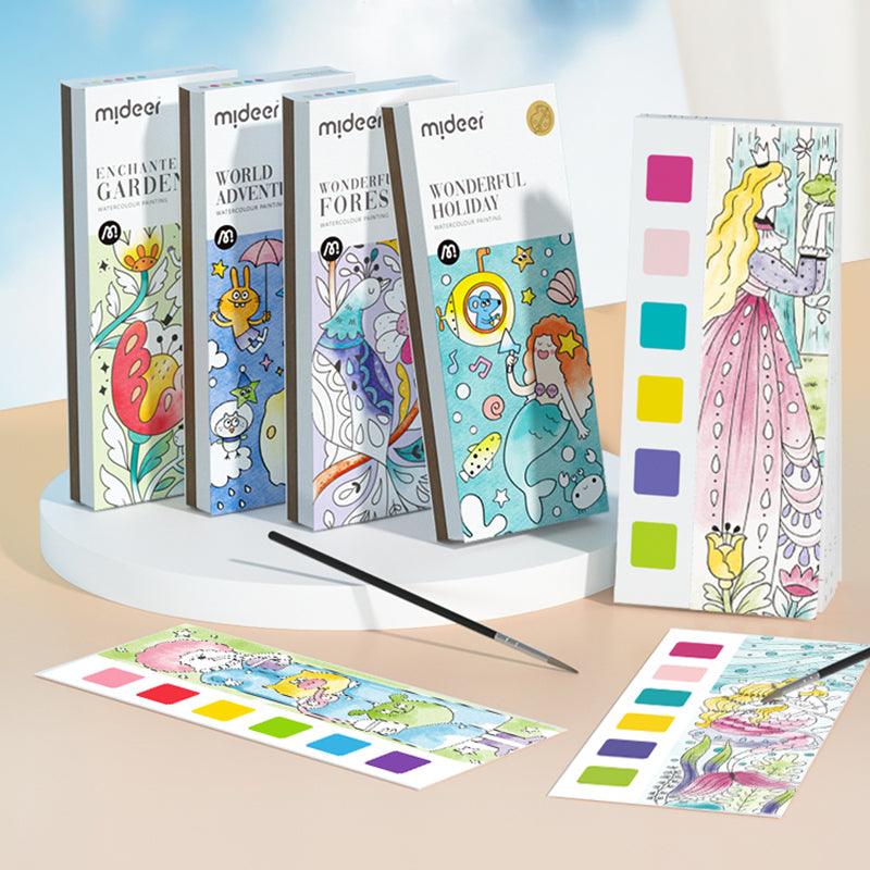 Pocket Watercolor Painting Book - 20+ Story Plots to Satisfy Children's Curiosity [BUY 2 GET FREE SECURE SHIPPING]