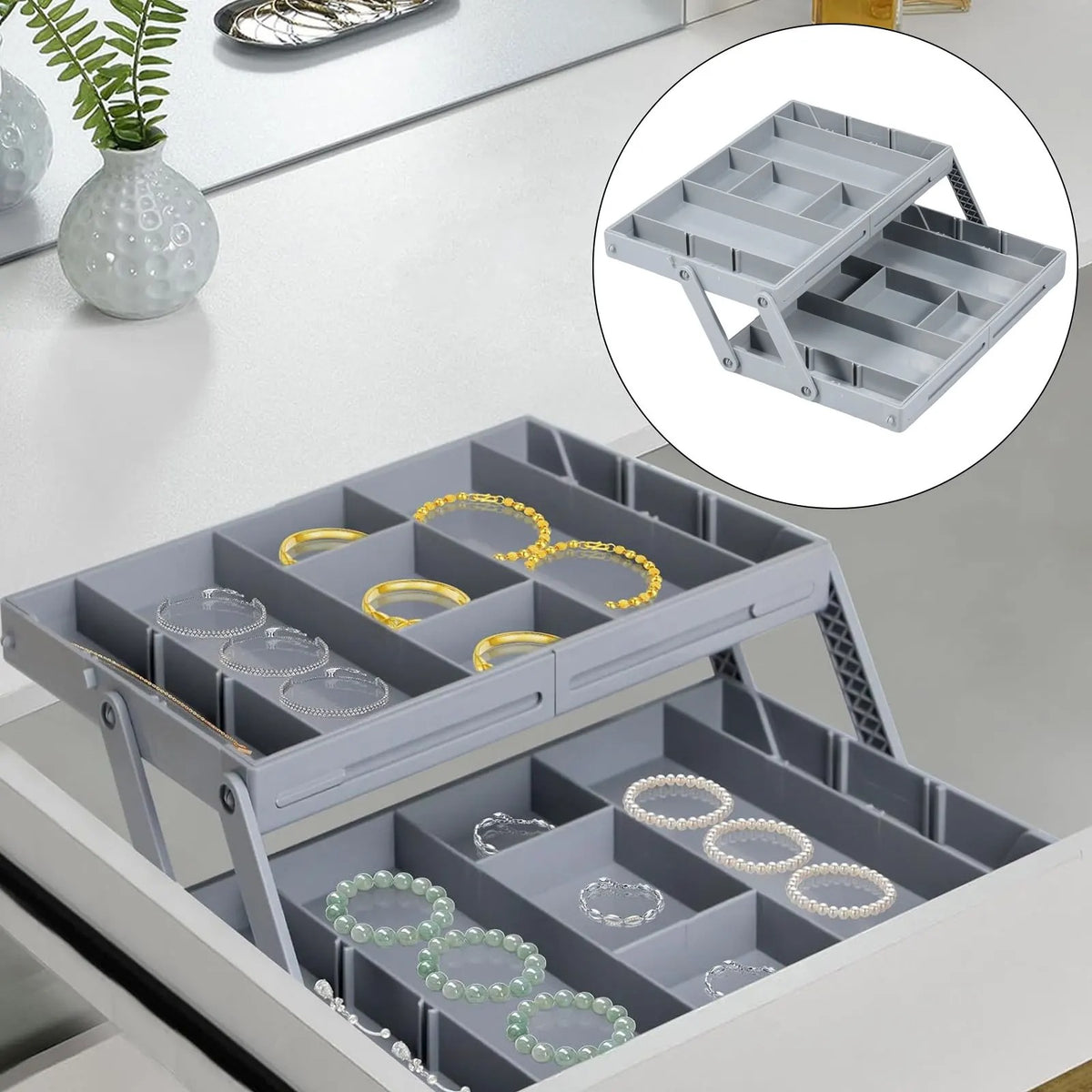 Multi-Level Smart Drawer Organizer