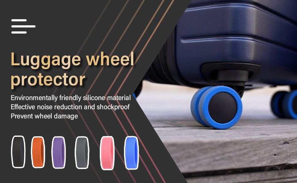Buy 1 4-Pack, Get 1 Extra Free💥WheelGuard Luggage Cover - Protection for Travel Bag Wheels