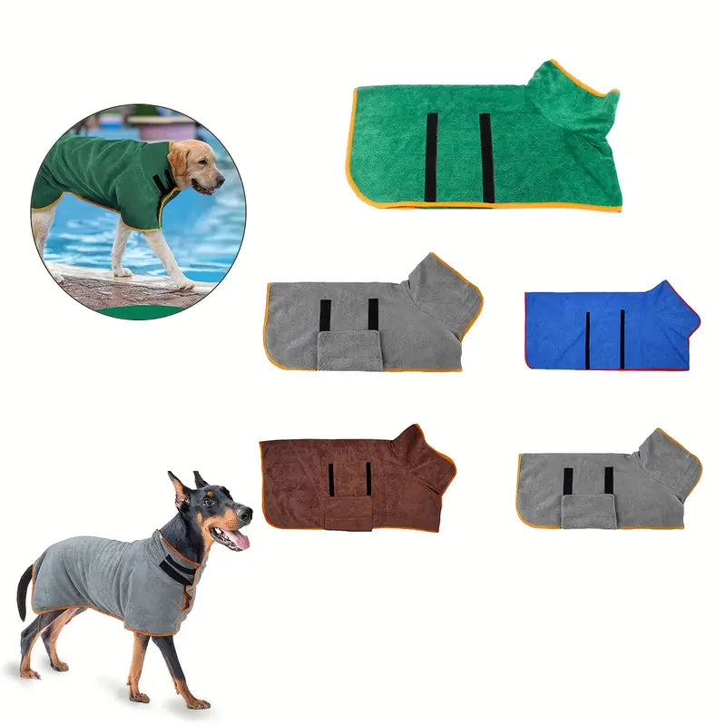 Last Day Sale💥Petbath™ - Super Absorbent Pet Bathrobe