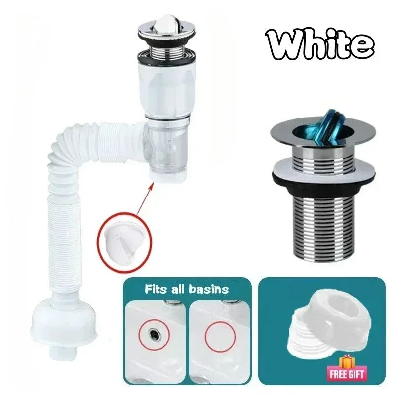 FlipTop Anti-Clogging Drain Pipe