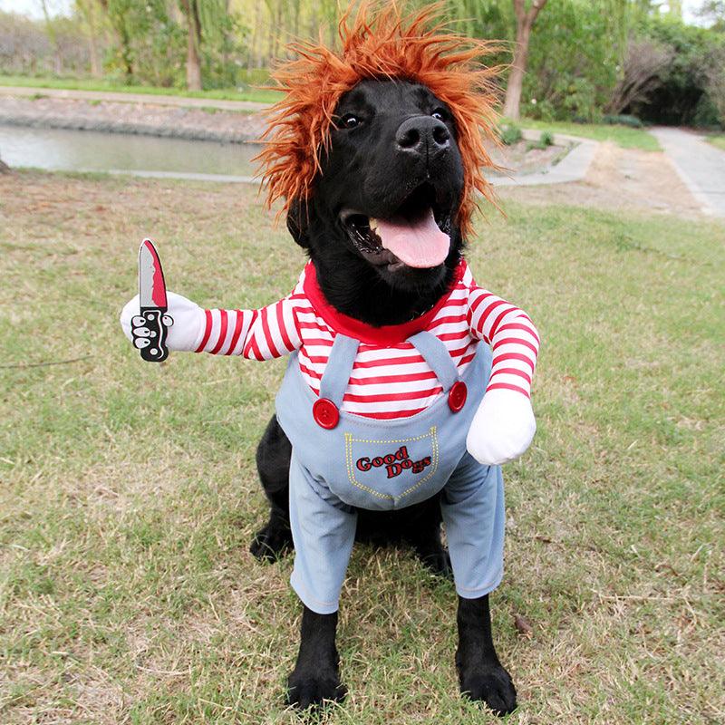 Halloween Chucky Dog - Funny Deadly Killer Dog Costume [OFFER WHILE STOCKS LAST -50% OFF]