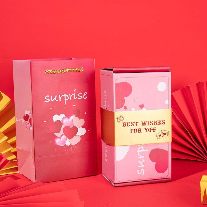 BUY 10 GET 4 Extra Free Bounce Boxes - ENDING TODAY 💝Valentine Folding Bounce Surprise Gift Box