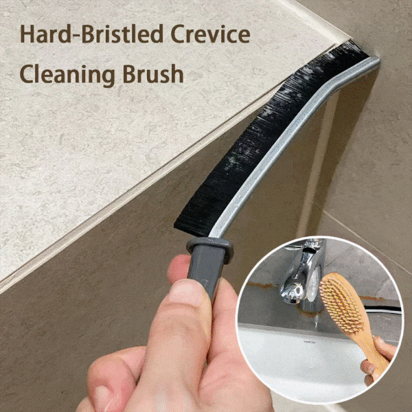 Last Day Sale 2+1 FREE🔥Hard-Bristled Crevice Cleaning Brush