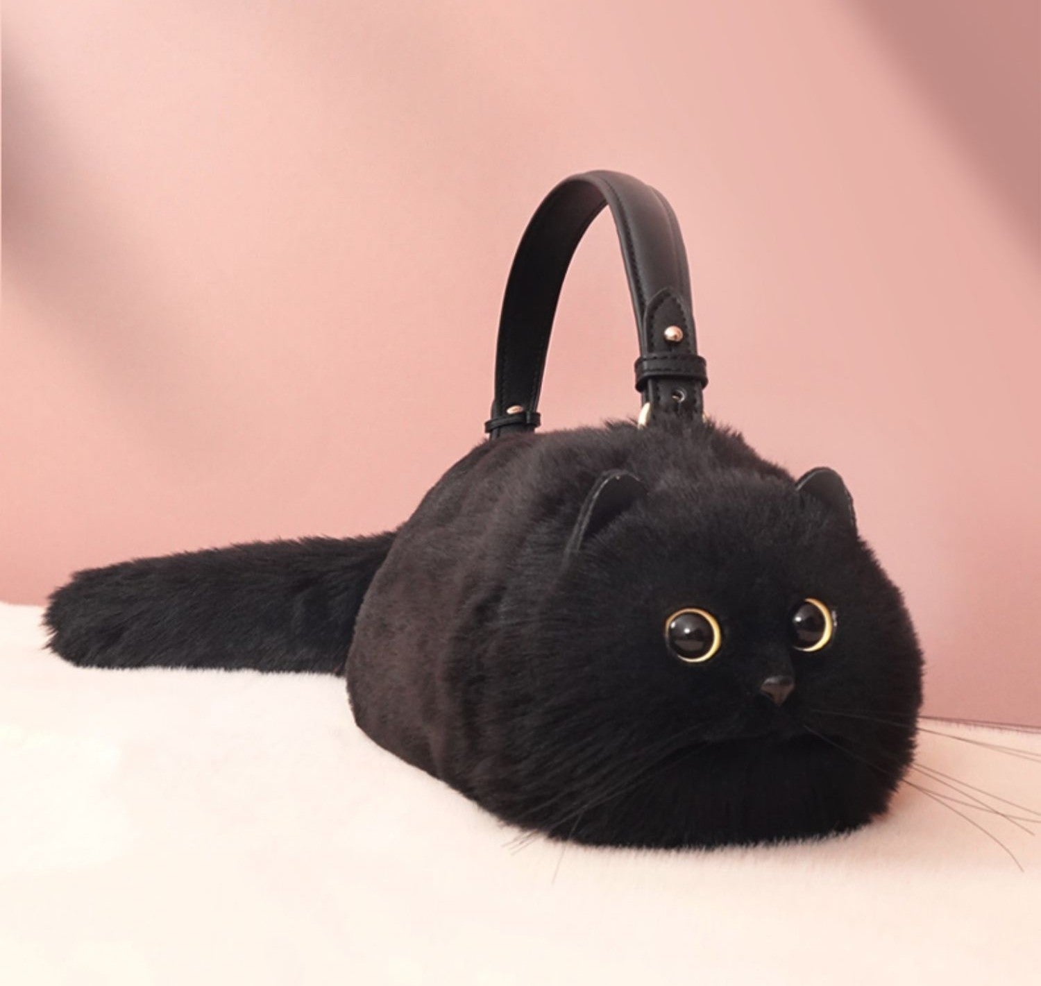Offer While Stocks Last💥CozyCats™ Handbag - Handmade Plush Kitty Bag