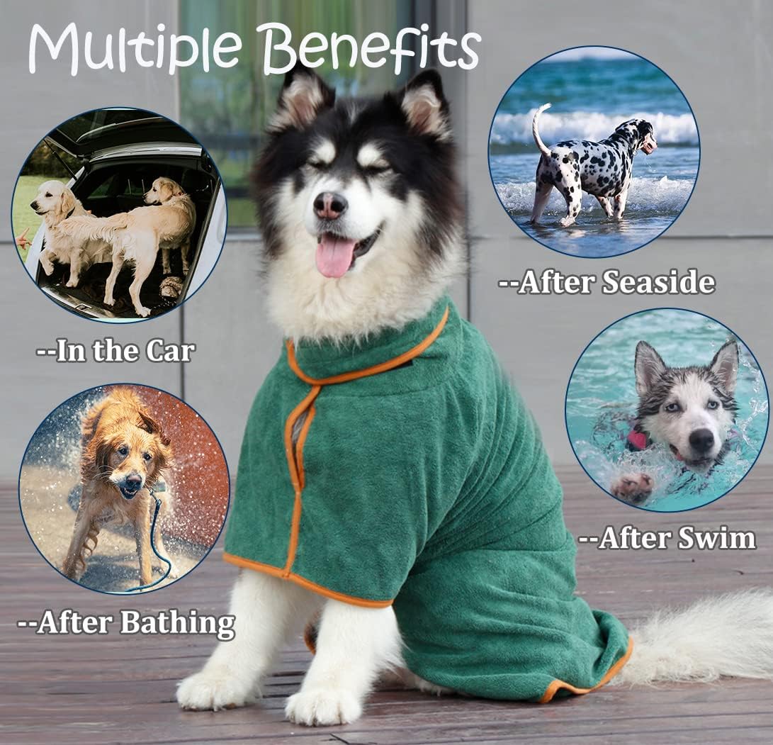 Last Day Sale💥Petbath™ - Super Absorbent Pet Bathrobe