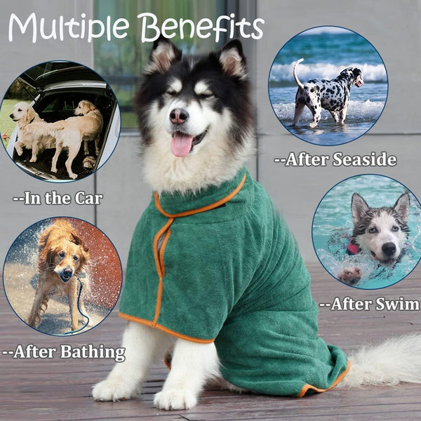 Last Day Sale💥Petbath™ - Super Absorbent Pet Bathrobe