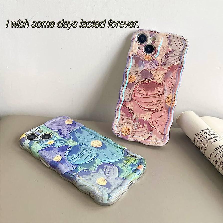 3D Oil Painting Flower iPhone Case - Flower Unique Gift [LAST DAY FREE GIFT BRACELET]