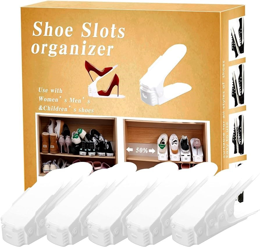 Buy 4, Get 1 Extra Free🔥SpaceSaver™ SoleStack - Shoe Slots Organizer