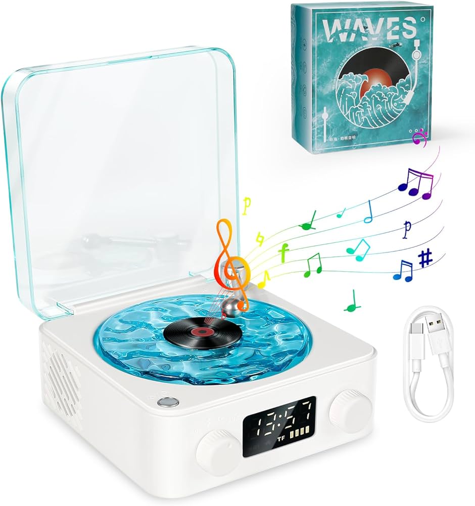 Retro Vinyl waves Player - Special Gift