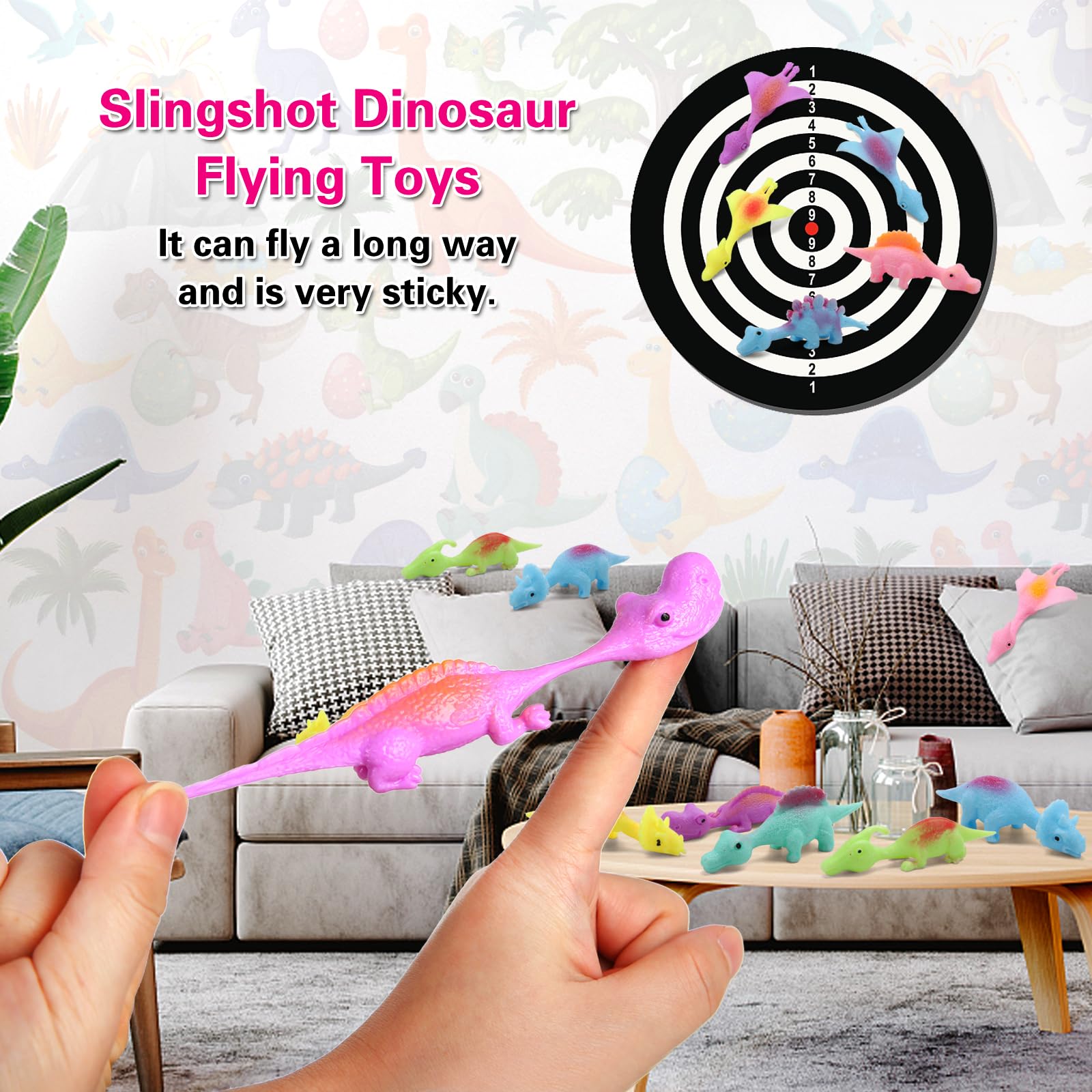 Buy 1 Get 1 Pack Extra Free🔥DinoBlast Slingshot Dinosaurs