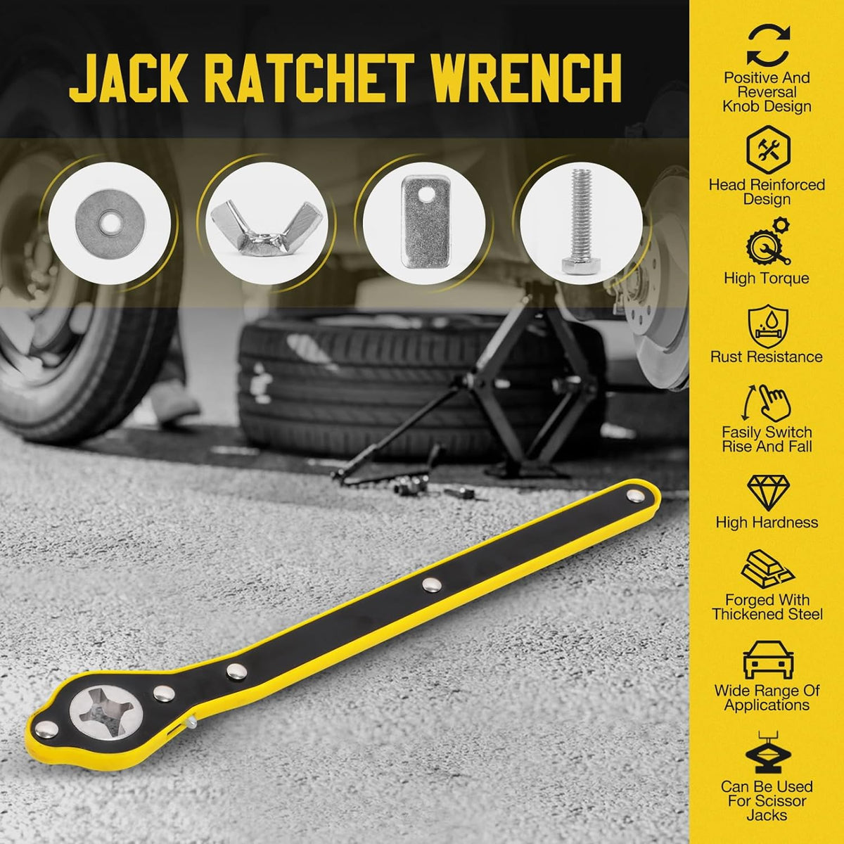 TravelTight Jack - Emergency Ratchet Wrench