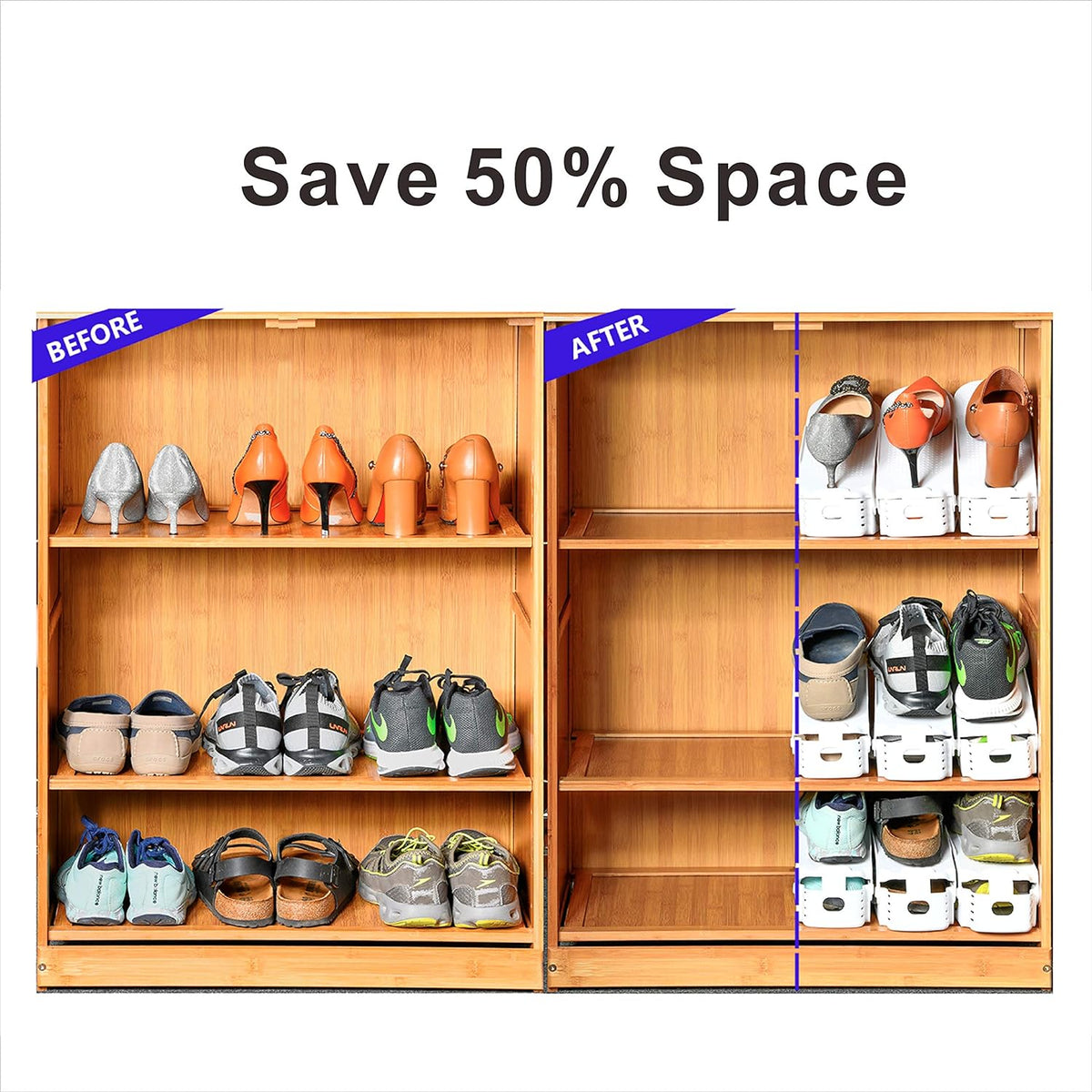 SpaceSaver™ | Shoe Organizer Saver