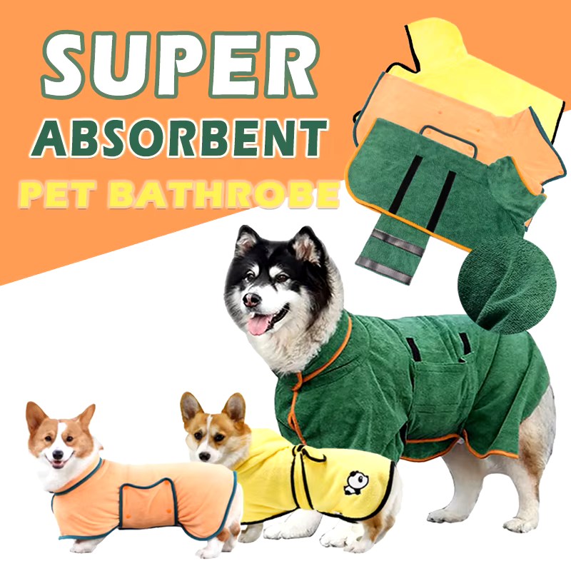 Last Day Sale💥Petbath™ - Super Absorbent Pet Bathrobe