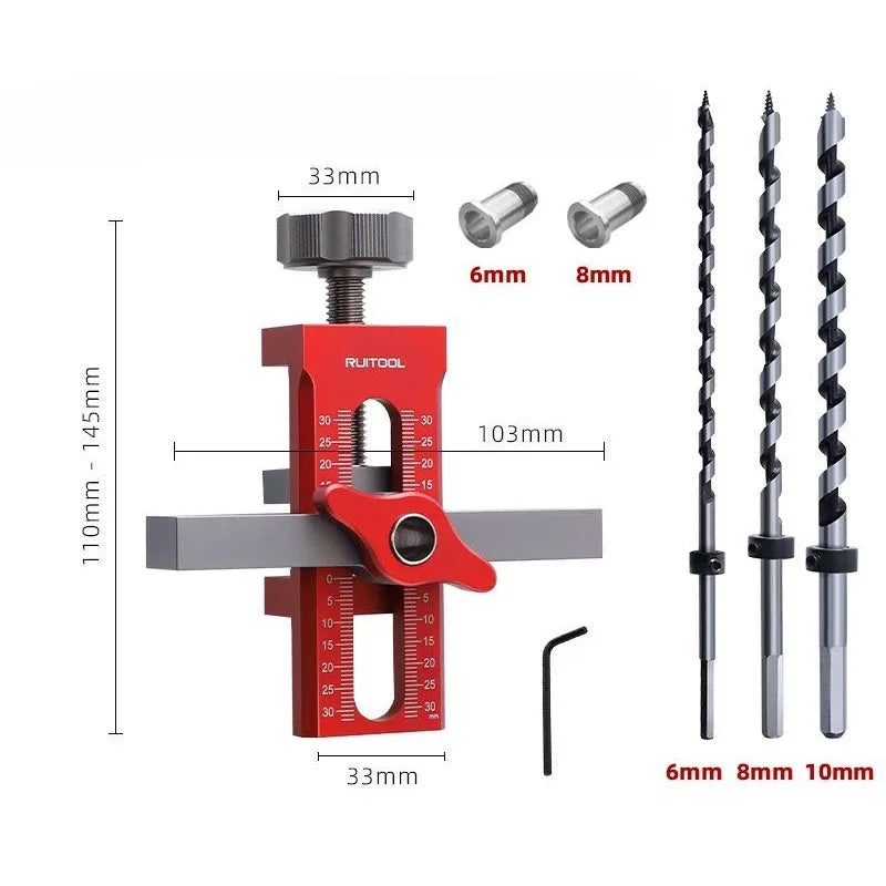 2 in 1 Drilling Guide Locator - Cabinet Door Mounting