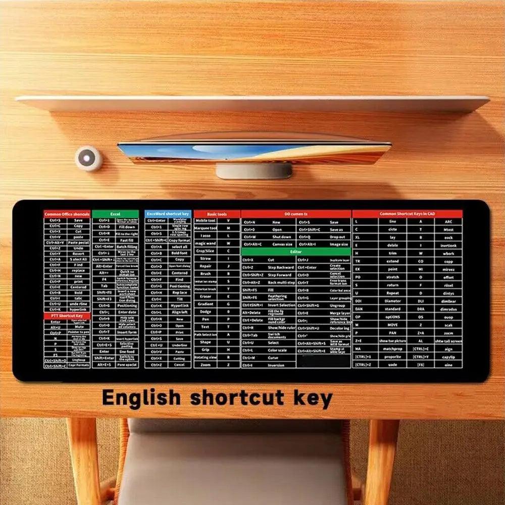 KeyGrip ProMat™ - Office Shortcut Key Anti-slip Keyboard Pad