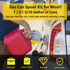 SpillGuard Gas Spout Kit - Flexible No-Leak Replacement
