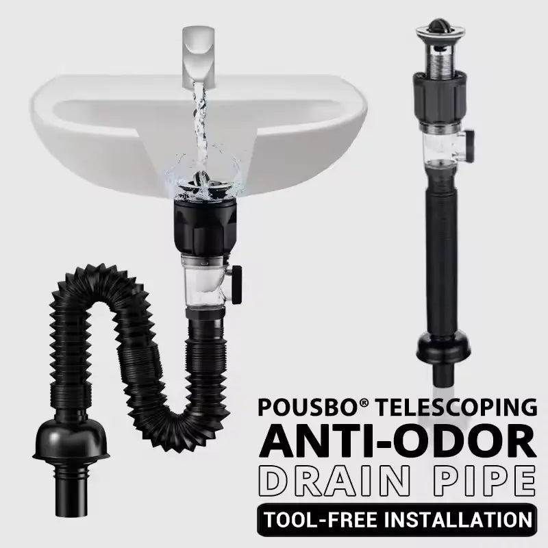 FlipTop Anti-Clogging Drain Pipe