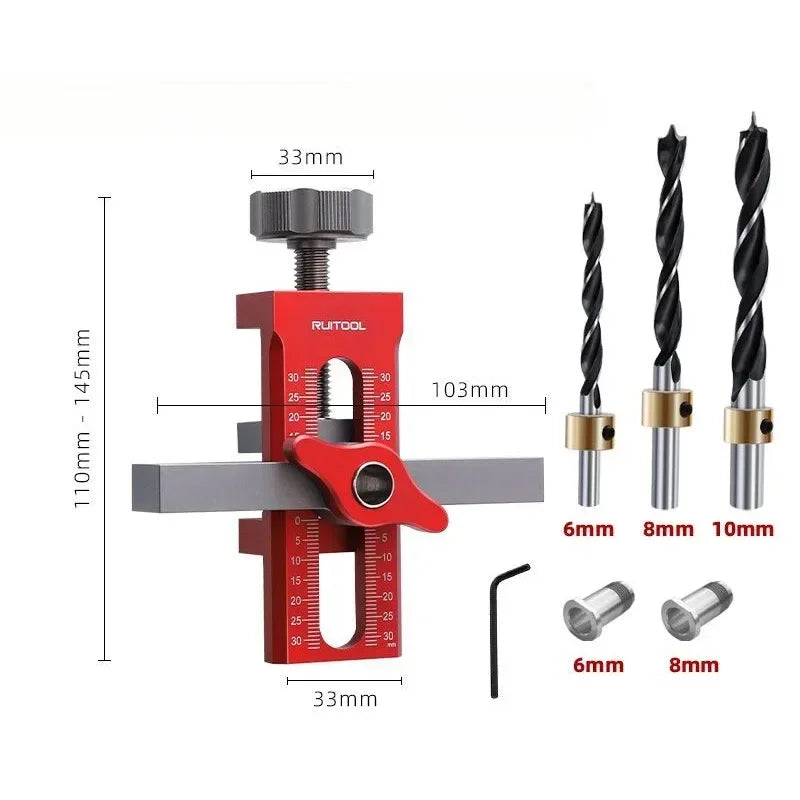 2 in 1 Drilling Guide Locator - Cabinet Door Mounting