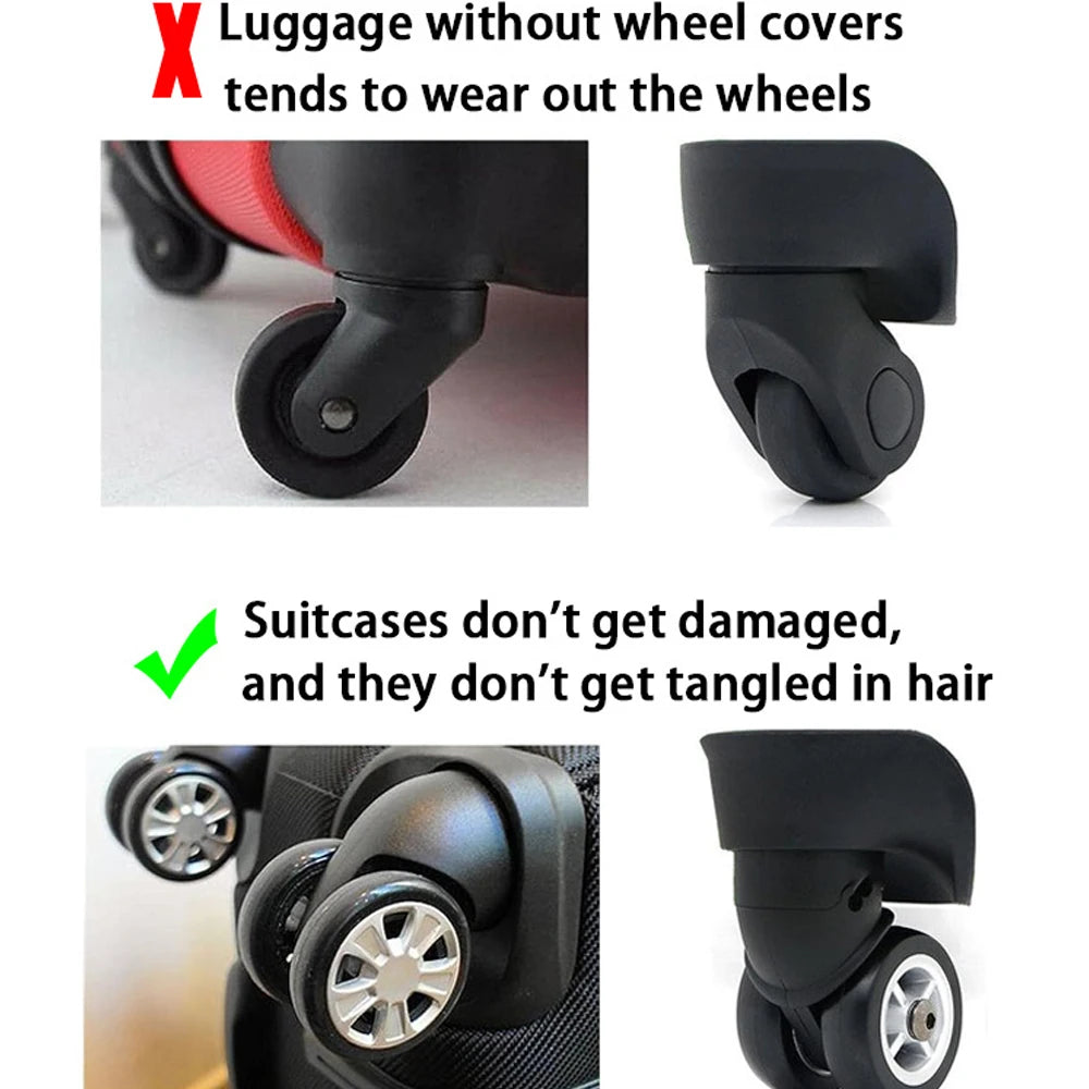 WheelGuard Luggage Cover - Protection for Travel Bag Wheels