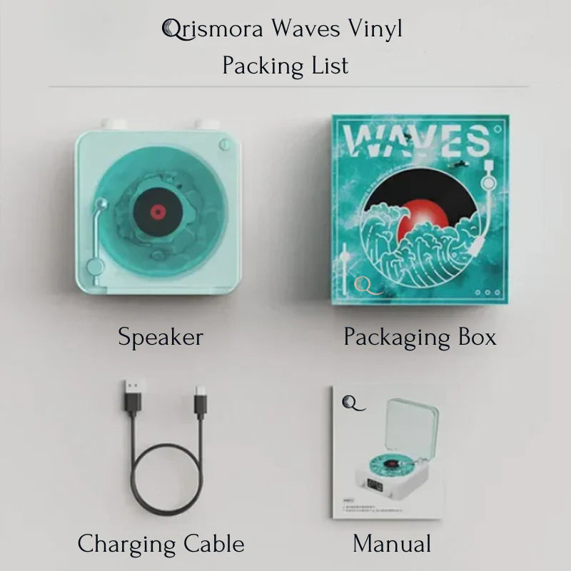 Retro Vinyl waves Player - Special Gift