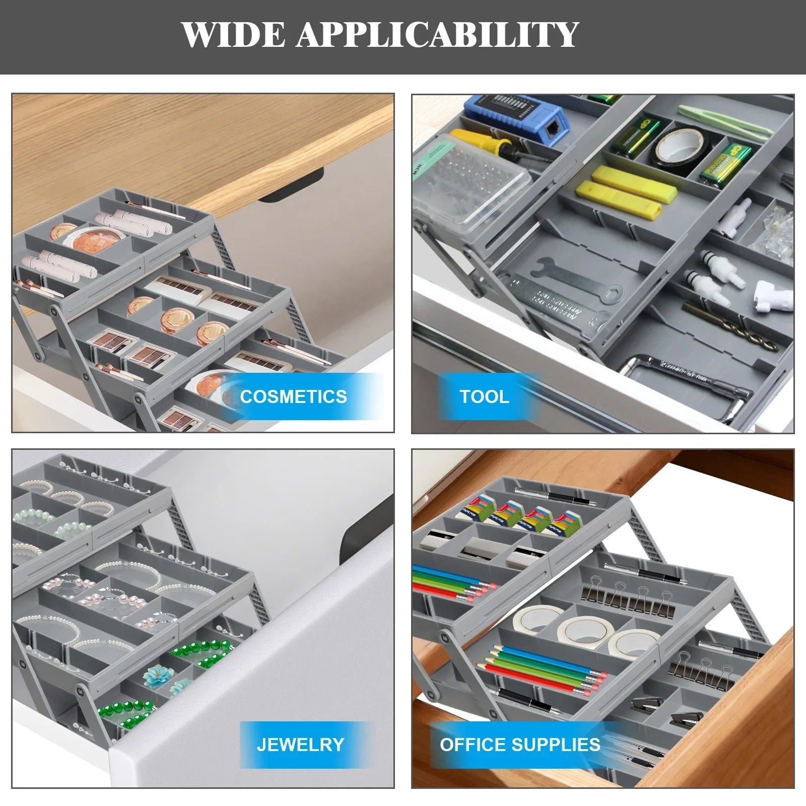 Multi-Level Smart Drawer Organizer