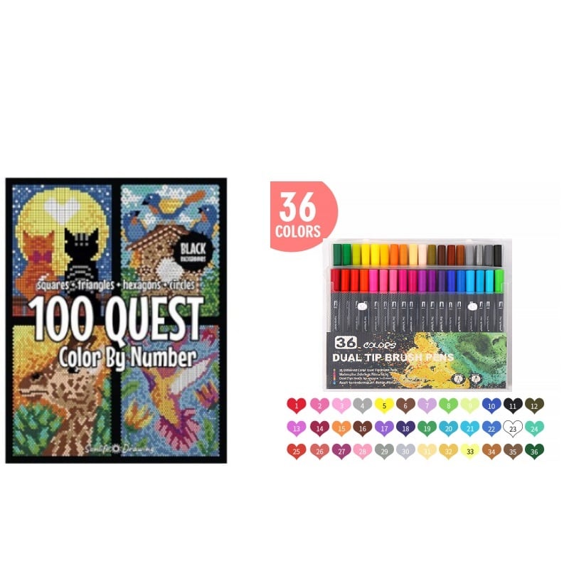 ChromaQuest™ - Quest Color by Numbers Book