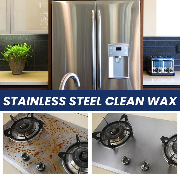 NanoShine Stainless Wax - Surface Safe, No Residue