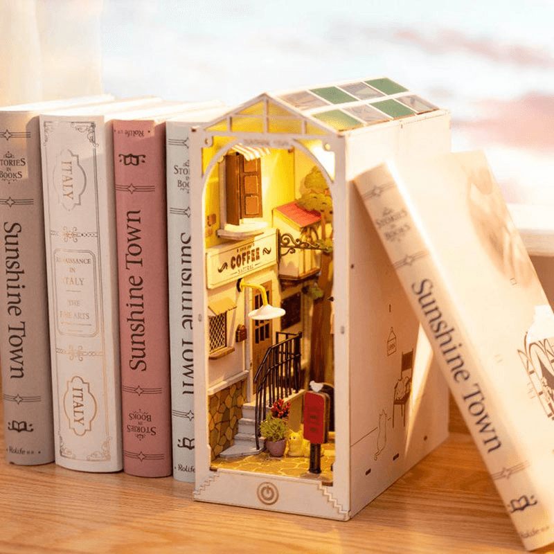 3D Wooden DIY Book Nook - Build Magic Pharmacist Book Nook from Scratch [ PROMOTION DAY -40%]