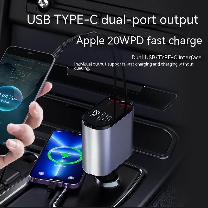 Last Week Sale 40% OFF💥Fast Charge 4-in-1 Car Charger
