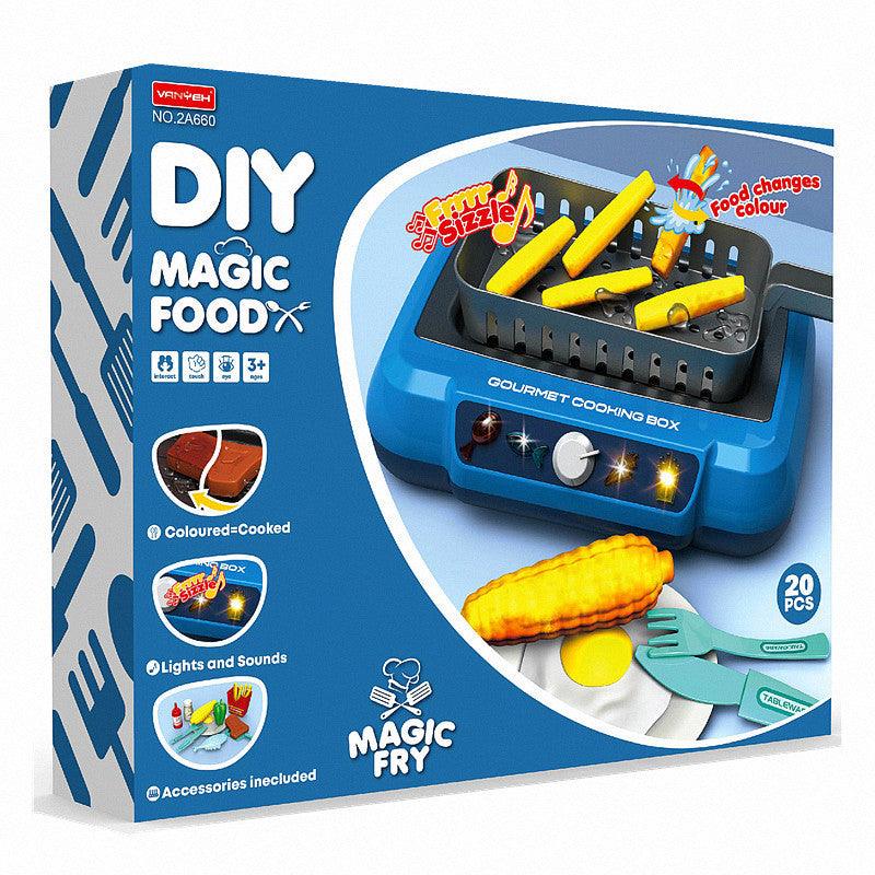 Diy Magic Cook Set Toy - Pretend Play Cooking Set for Kids