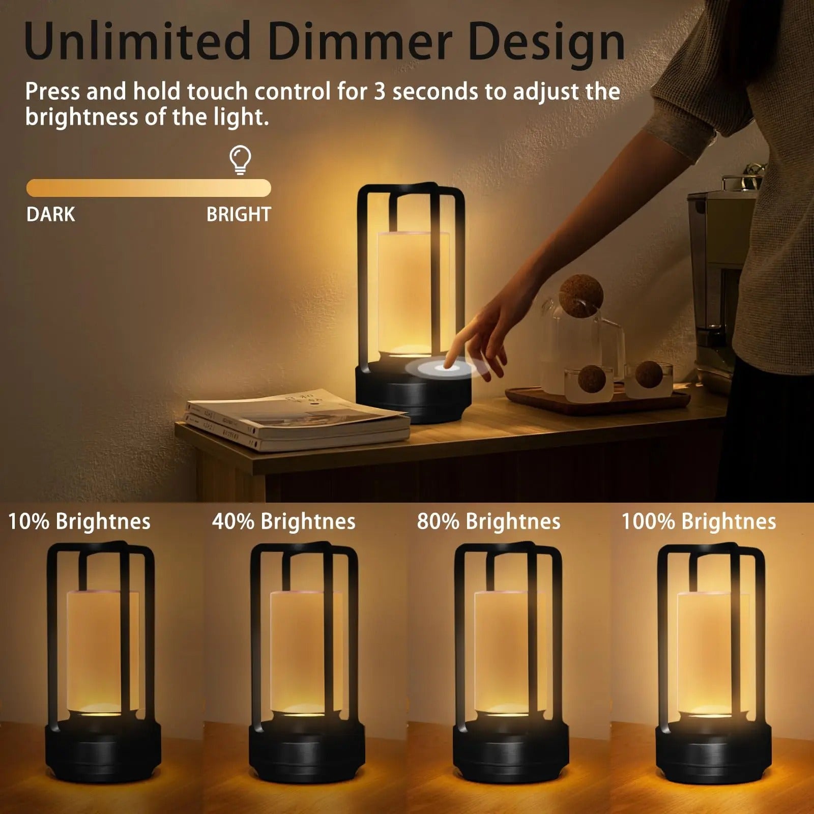 LED Cordless Table Lamp