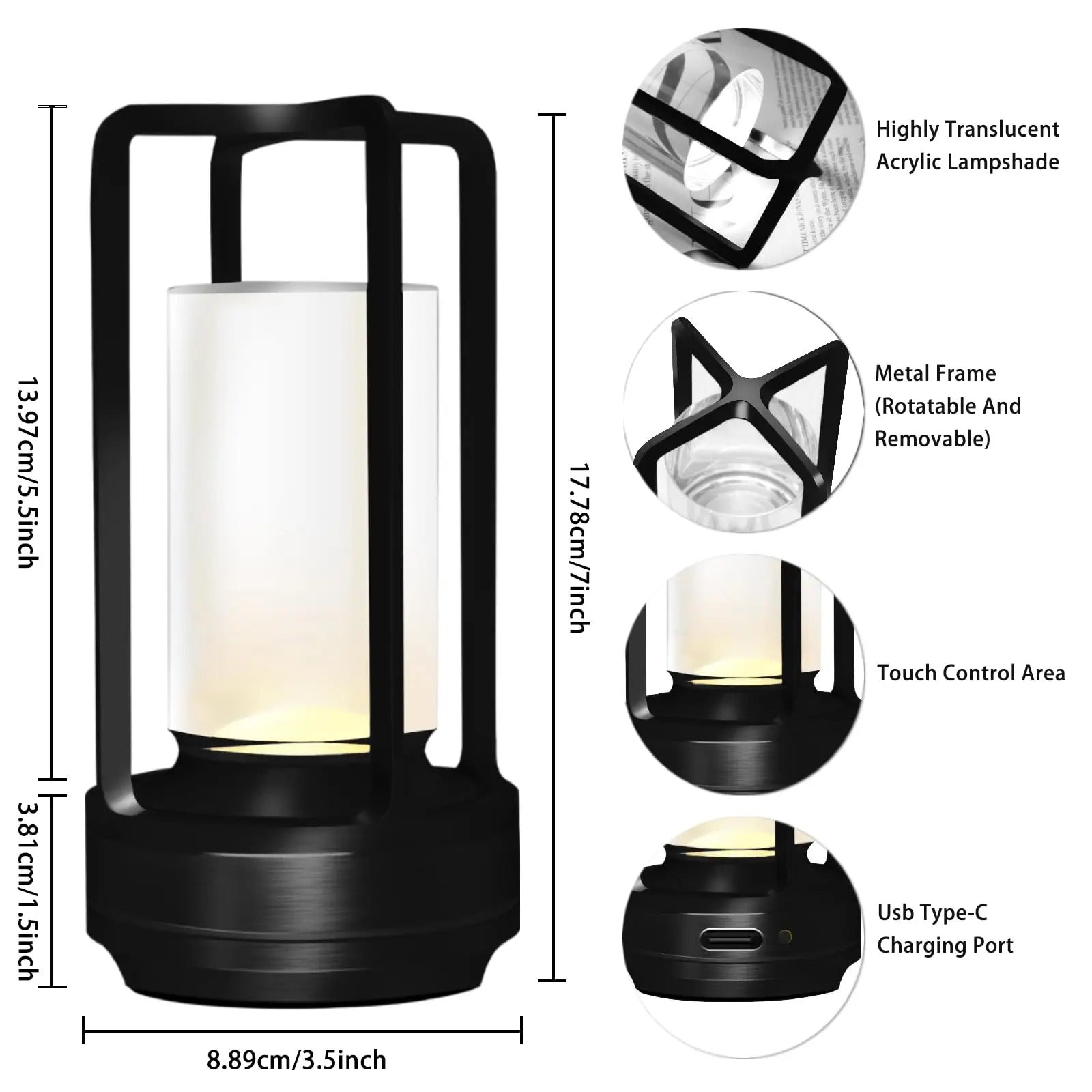 LED Cordless Table Lamp